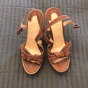 Christian louboutin wedge sandals